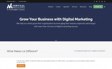 verticalmeasures.com screenshot