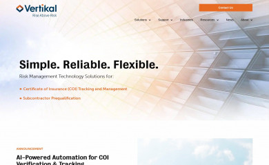 vertikalrms.com screenshot