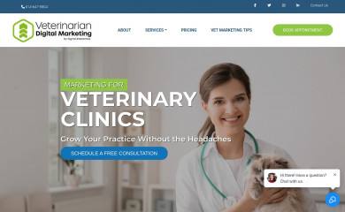 veterinarian-marketing.com screenshot