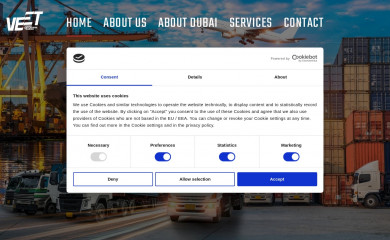 vetrading.ae screenshot