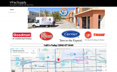 vfacsupply.com screenshot