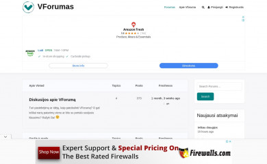 vforumas.lt screenshot