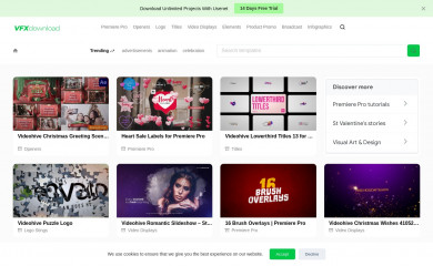 vfxdownload.com screenshot