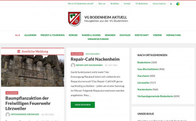 vg-bodenheim-aktuell.de screenshot