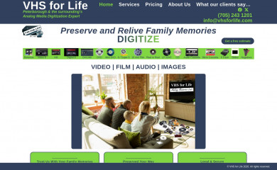 vhsforlife.com screenshot