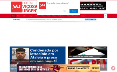 vicosaurgente.com.br screenshot