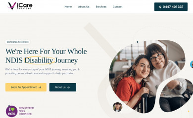 vicareservices.com.au screenshot