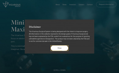 vicarioussurgical.com screenshot