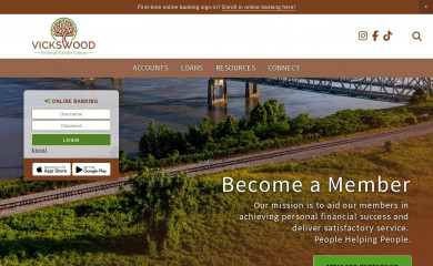 vickswoodcu.com screenshot