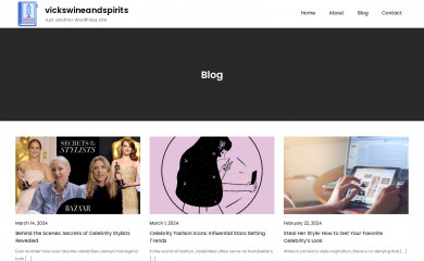 vickswineandspirits.com screenshot