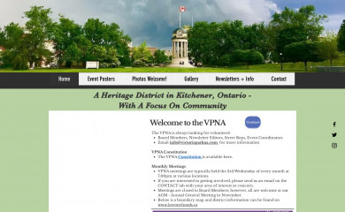 victoriaparkna.com screenshot