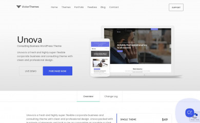 https://victorthemes.com/wp-themes/unova/ screenshot