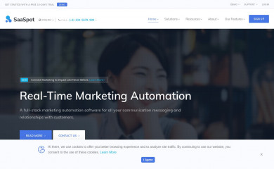 https://victorthemes.com/themes/saaspot/ screenshot