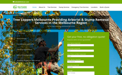 victrees.com.au screenshot