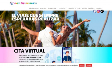 viajesmundinovios.es screenshot