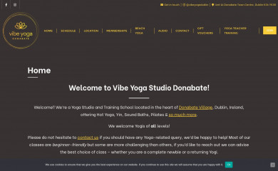 vibeyoga.ie screenshot