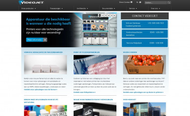 videojet.nl screenshot