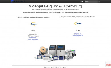 videojet.be screenshot