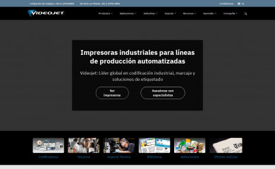 videojet.cl screenshot