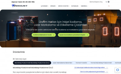 videojet.com.tr screenshot