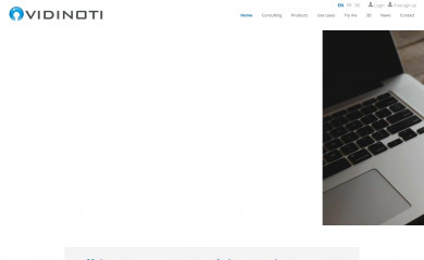 vidinoti.com screenshot