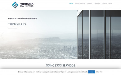 vidrariadapovoa.pt screenshot