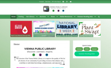 viennapubliclibrary.org screenshot