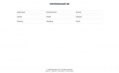 viertelamwall.de screenshot