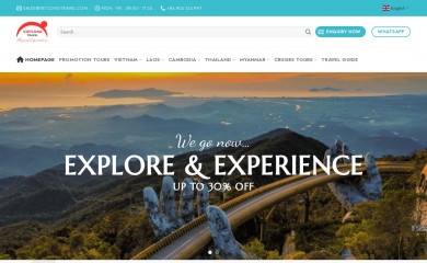 vietlongtravel.com screenshot