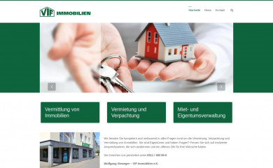 vif-immobilien.de screenshot
