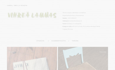 vihrealammas.fi screenshot