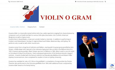 violinogram.com.au screenshot