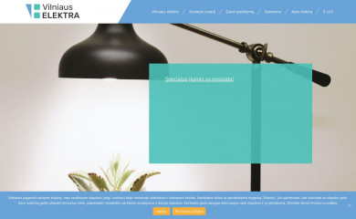vilniauselektra.lt screenshot
