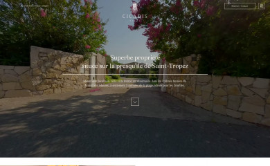 villa-cicadis.com screenshot