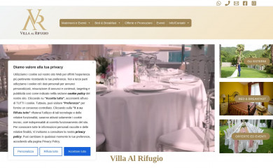 villaalrifugio.it screenshot