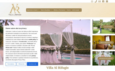 villaalrifugio.it screenshot