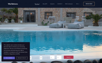 villabeltramo.com screenshot
