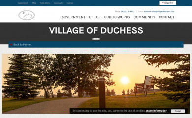 villageofduchess.com screenshot