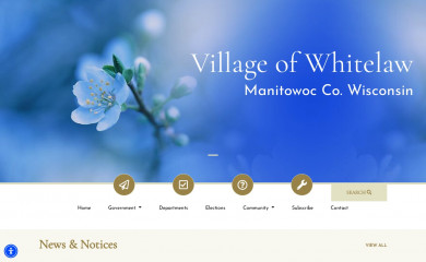 villageofwhitelaw-wi.gov screenshot