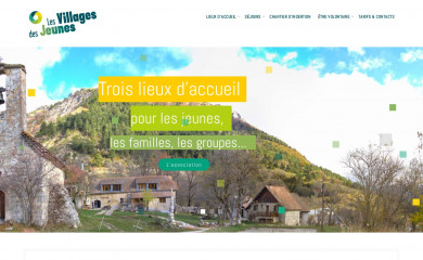 villagesdesjeunes.org screenshot