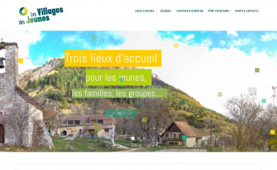 villagesdesjeunes.org screenshot