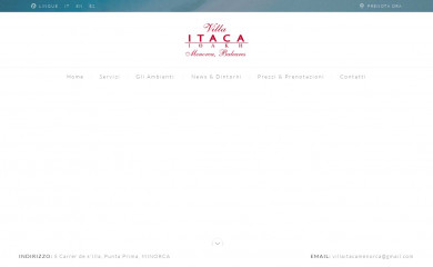 villaitacamenorca.com screenshot
