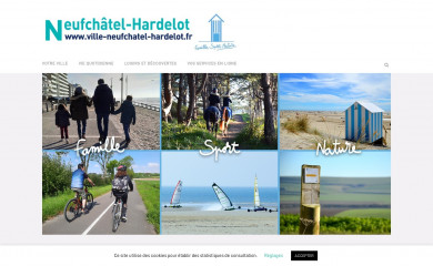 ville-neufchatel-hardelot.fr screenshot
