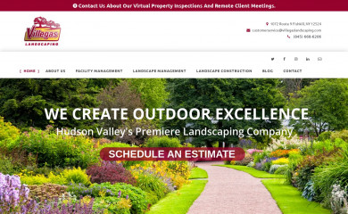 villegaslandscaping.com screenshot