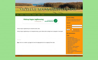 vilstrupsognsjagtforening.dk screenshot