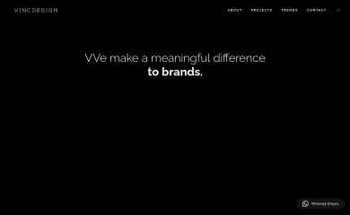 vincdesign.com screenshot