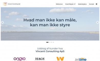 vincentconsulting.dk screenshot