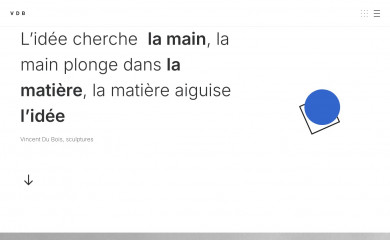 vincentdubois.ch screenshot