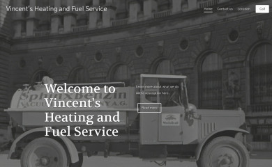 vincentsheating.com screenshot