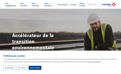 vinci-energies.be screenshot